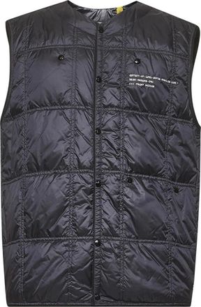 Moncler Blauwe Mouwloze Donsjas - Heren - Bodywarmers - Blauw - M - Jassen