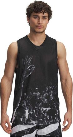 Under Armour Heren Curry Tank Top (Zwart, Wit)