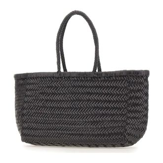 Dragon Diffusion Shopping Bags, female, Black, ONE SIZE, Bamboo Triple Jump Big Handbag