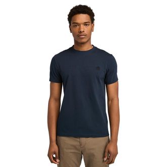 Timberland T-Shirt TIMBERLAND DUNSTAN RIVER Short Sleeve Tee, Herren, Gr. XXL, blau (dk sph, dk denim), Single Jersey, Obermaterial: 100% Baumwolle, Rundhals, Sh