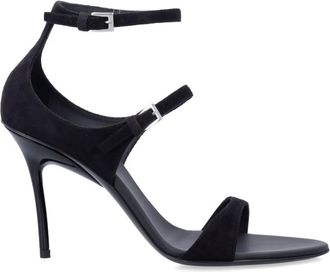 Alaia Black Solid Heels