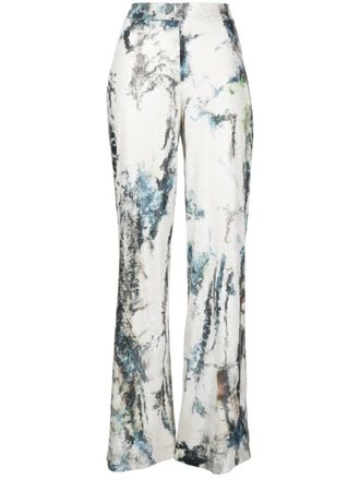 Saiid Kobeisy Pantaloni sportivi con paillettes - Multicolore