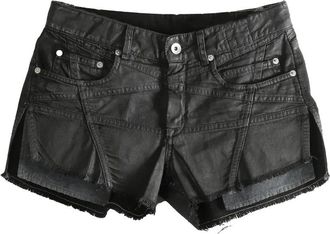 Rick Owens Denim Shorts Nero