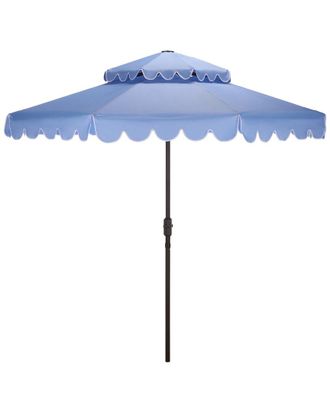 Safavieh Valance 9Ft Doubletop Umbrella
