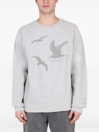 Engineered Garments Felpa con stampa - Grigio