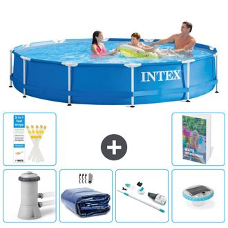 Intex Piscina Con Estructura Redonda - 366x76 Cm - 7-piezas S204