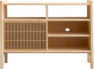 Naan Furniture Aparador pequeño de pino macizo 102,2 cm sin barnizar