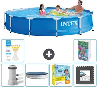 Intex Piscina Con Estructura Redonda - 366x76 Cm - 7-piezas S259