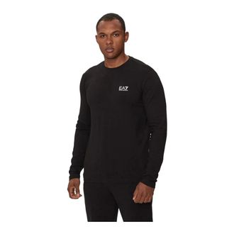 Emporio Armani Emporio Armani Ea7, Heren, Tops, Zwart, Maat: L Katoen