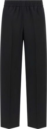 Golden Goose Black Virgin Wool Casual Womens Pants