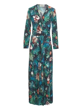 Zadig&Voltaire Roumi floral-print maxi dress - Green