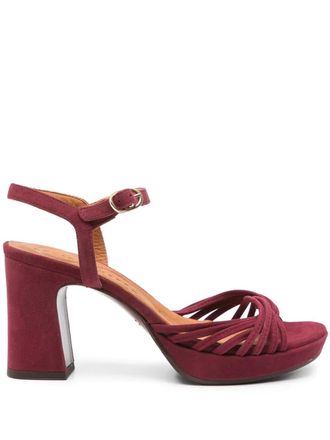 Chie Mihara 80mm Keske sandals - Red