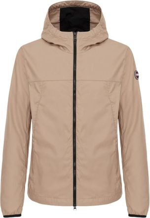 Colmar Katoenen Twill Hoodie Jas - Heren - Zomerjassen - Beige - L - Katoen - Jassen