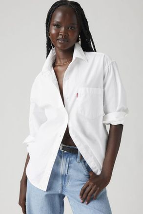 Levi's Camisa Harlie Boyfriend - Mujer - 2XS - Blanco / Bright White