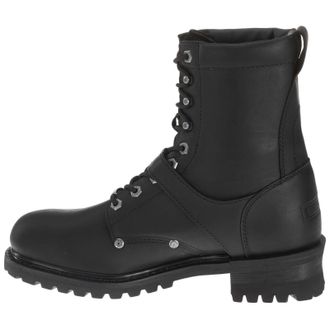 Harley-Davidson Harley Davidson Faded Glory Full grain leather Mens Ankle Boots - Black - Size:UK 10.5