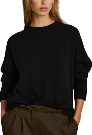Reiss Martha Relaxed Crew Neck Wool & Cashmere-Blend Sweater