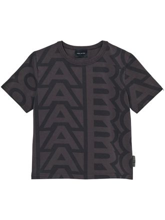 Marc Jacobs The Monogram Baby cotton T-shirt - women - Cotton/Spandex/Elastane - S - Grey