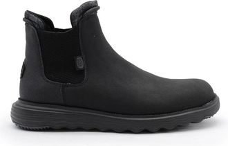 Hey Dude Branson Craft Leren Boot - Heren - Chelseaboots - Zwart - 40 EU - Leer - Schoenen