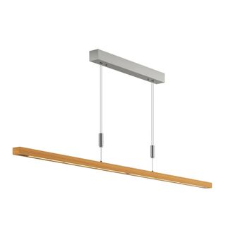 Lampenwelt.com Quitani L&aacute;mpara Colgante nora En Marr&oacute;n De Madera