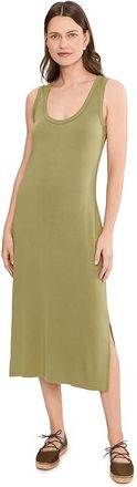 Tommy Bahama Drapey Ponte Sleeveless Midi Dress Womens Dress Sea Clay : LG (US 12-14), Modal/Nylon/Ponte