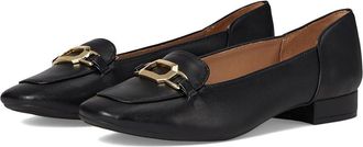 Life Stride Celine Skimmers Womens Flat Shoes Black Faux Leather : 7.5 W (C)