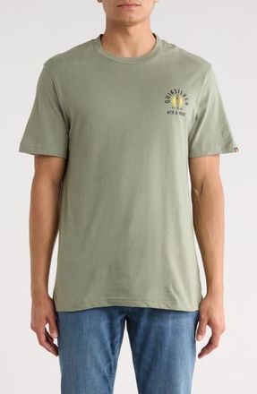 Quiksilver Towline Cotton Graphic T-Shirt in Sea Spray at Nordstrom Rack, Size Medium