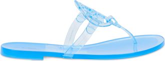 Tory Burch Womens Low Sandal Miller Jelly Blue Tpu