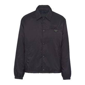 Prada Shirt-collar Buttoned Jacket