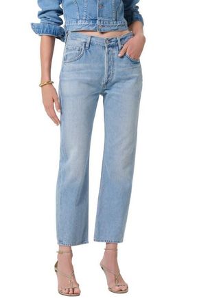 Citizens Of Humanity Winslow High Waist Ankle Boyfriend Jeans in Ritual Light Indigo at Nordstrom, Size 25