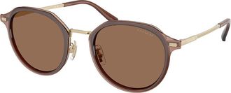Coach HC7183 CBZ97 947473 Mens Sunglasses Gold Size 51