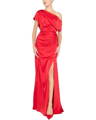 Theia Kacey Asymmetrical Gown