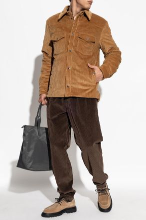 Dolce & Gabbana Corduroy Trousers, Mens, Brown
