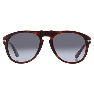 Persol Blue Gradient Pilot Mens Sunglasses PO0649 2486 54