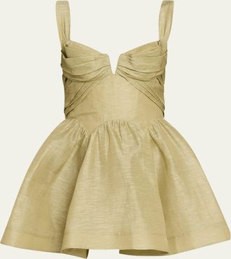 Zimmermann Rebellion Drape Mini Dress
