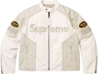 SUPREME x Vanson Leathers x Cordura Cotton Jacket White SS25J53-WHITE