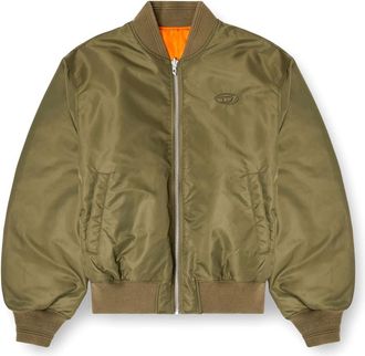 Diesel Jassen, Heren, Blauw, 2Xl, Omkeerbaar Gewatteerd Bomberjack