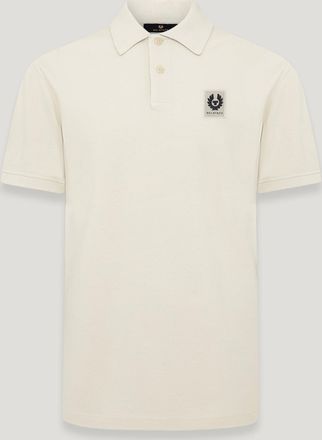 Belstaff Polo Mens Cotton Pique Silver Birch Size 2XL