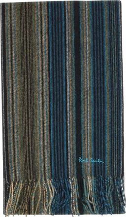 Paul Smith Accessoires, Heren, Veelkleurig, ONE Size, Paul Smith Scarfs Black