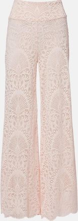 Alexandra Miro Pantaloni a gamba larga Paloma in pizzo