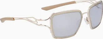 Nike Mens Prism Square Sunglasses - Gold Slvm Goldm - Size: ONE size