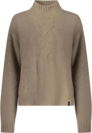 North Sails Truien & Vesten, Dames, Bruin, L, Wol, Turtleneck Sweater