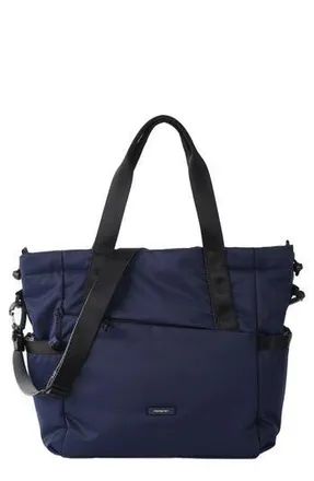 Hedgren Galactic Water Repellent Tote Bag in Navy Cosmos at Nordstrom Rack