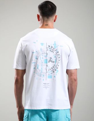 Marshall Artist Mens Glitch Theory T-Shirt - White - Size: 44