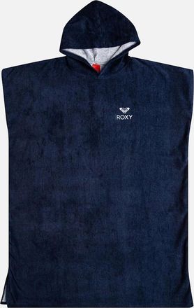 Roxy Womens Roxy Womens Sunny Joy Poncho - Navy - Size: 22/26/24/28/6/14/10/16/18/20/2/4/8/12