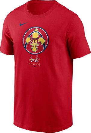 Nike St. Louis Cardinals City Connect Wordmark Nike Mens MLB T-Shirt in Red | N19962QSCN-2VJ