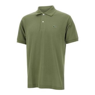 Lacoste Polo Shirts, male, Green, Size: S Green Polo Shirt Classic Fit