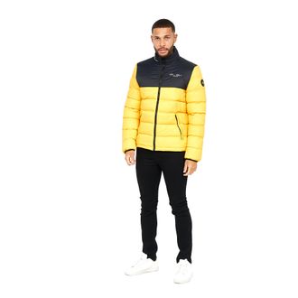 Born Rich Heren Lyden Oversized Puffer Jacket (Geel)