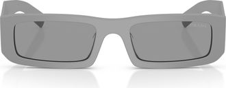 Prada 0pr D09sd Bold Rectangular Acetate Sunglasses