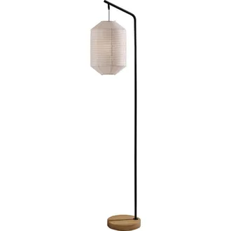 Adesso Keanu Floor Lamp in Black at Nordstrom