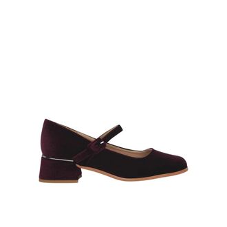 Alma En Pena Schoen met lage hak en bandje - Dames - Pumps - Rood - 42 EU - Schoenen
